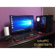FULL SET PC REFURBISHED RANDOM BRAND DUALCORE, QUADCORE, CORE i3, i5, i7 AND BASIC GAMING PC