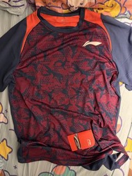 李寧牌羽毛球訓練球衣