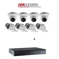Hikvision CCTV 8 Channel DVR + 8 unit 5MP Camera Set