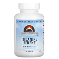 Source Naturals, Serene Science , Theanine Serene , 60 Tablets with Taurine , Holy Basil , Taurine &