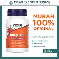 Vitamin Supplement Daily Vits Now Multi Vitamins And Minerals 30 Veg Capsules