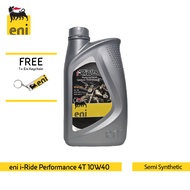 Eni i-Ride Performance 4T 10W40 Semi Synthetic Motorcycle Engine Oil (1L)