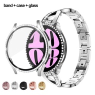 Diamond Strap+Case Compatible For Samsung Galaxy watch 6 44mm 40mm watch 5 4 40mm 44mm Case+Bling Me