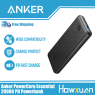 Anker PowerCore Essential 20000 PD เครื่องชาร์จแบบพกพา18วัตต์ที่ชาร์จความเร็วสูงสำหรับการเดินทาง