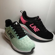 Line Seven Women Jogging Sport Shoes 7727 l Kasut Sukan Ringan Line Seven
