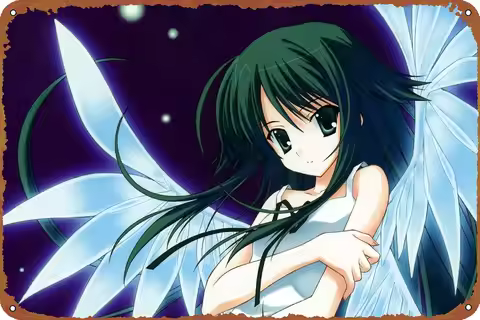 Saya No Uta Saya Poster Tin Plate Metal Style Cafe Home Bar Garage Garden Door Wall Art Decor