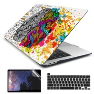 สำหรับ MacBook Pro 13 2020 2021 Air 13.3ความคิดสร้างสรรค์ Hardshell รุ่น A2289 A2179 A2338 A2337 M1พร้อม Touch ID ที่คลุมแป้นพิมพ์