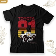 TOYOTA 1st gen T-SHIRT Truck 4WD 1981 TSHIRT DISTRO CLOTHES