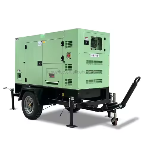 Trailer type 20kw 24kw 25kva 30 kva diesel generator Cumins engine 30kva portable diesel generator