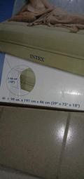 INTEX 獨立氣柱雙人加大充氣床 二手含充氣