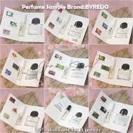 Perfume Sample - Byredo Perfume Collection / 12 Fragrances / 2ML Perfume Fragrance