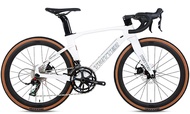 TWITTER Freedom-Disc Carbon Fiber 24" Wheel Road Bike - White - Rical-22S