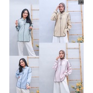 ASKA.ID - NOVISYA OVERSIZE BLOUSE PREMIUM KNIT MUSLIMWanita