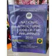 ✓NSCP  national structural code of the Philippines 2015 first printing/second printing/ONHAND