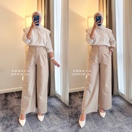 ARA PANTS - Loose Pants Women's Highwaist Trousers - Oro Pants Women's Culottes Wide Leg Pants High 