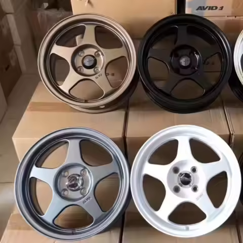 Jy Casting Rims Wheels 15x6.5 Inch Rims Bolt Pattern 4x100/108 Car Alloy Wheels Aluminum Wheels