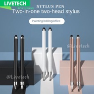 LAYAR LIVETECH Stylus Pen 2in1 Universal For iPad Android Apple Phone tablet Tab All Device Touch Pe