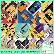 [Available in Vietnam - Express] V1/V2 Set Skin Decal Stickers for Game Consoles, Docks, Joycon Nint