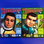 A&E Home Video 發行的經典英國科幻超級木偶劇 《雷鳥神機隊》（Thunderbirds） 的 第 1 輯 (Set 1) 與 第 2 輯 (Set 2) 美規 NTSC 經典 DVD 盒