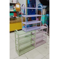 4-Tier Shoe Rack - Colored Plastic Shoe Rack - 4-Tier Plastic Shoe Rack - 4-Tier Shoe Rack - Shoe Ra