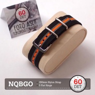 BEST Nato Strap Canvas Nylon Fabric Watch Strap 18mm 20mm 22mm 24mm NQBGO - 18mm