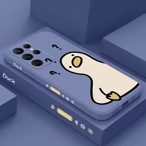 Phone Cover What A Duck Case For Samsung Galaxy S25 S24 S23 S22 S21 S20 Ultra Plus FE S10 Note 20 Ul