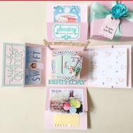17th birthday explosion box card