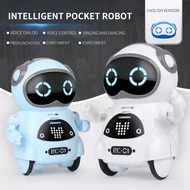 Pocket Emo Robot Talking Interactive Dialogue Voice Recognition Record Singing Dancing Telling Story