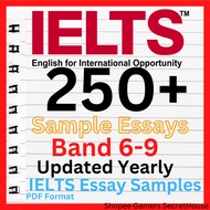 IELTS Top Essays 250+ Band 6-9 Samples Student Deal