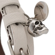 Genuine ALEXANDER MCQUEEN MCQUEEN Men Women Skull Black White Ring Bracelet Necklace choker