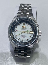 ORIENT 東方 自動錶Automatic World Time 21 Jewels 469EE6-70 5 BAR water resist New Vintage 機械錶