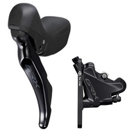 Shimano GRX ST-RX400/BR-RX400 Hydraulic Disc Brake and Brake/Shift Lever - Left, 2x10-Speed, Flat Mo