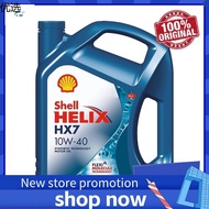 Wax kereta ♙550051940 Shell Helix HX7 10W40 Semi Synthetic Engine Oil (4L) Hong Kong For Proton  Perodua  Toyota  Honda  Mazda♣