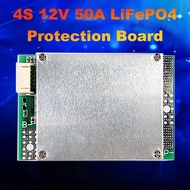 4S 12V 50A BMS LiFePO4 Lithium Battery Protection Board with Power Battery Balance/Enhance PCB Prote