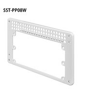 Mitre 3C Digital-SilverStone SilverStone PP08 White Power Mounting Hole Position/SST-PP08W