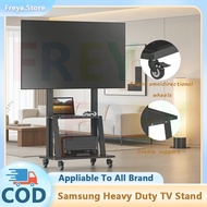 Samsung TV Stand With Wheel Universal 32-85 Inch Heavy Duty Adjustable Mobile TV Stand Pendakap TV