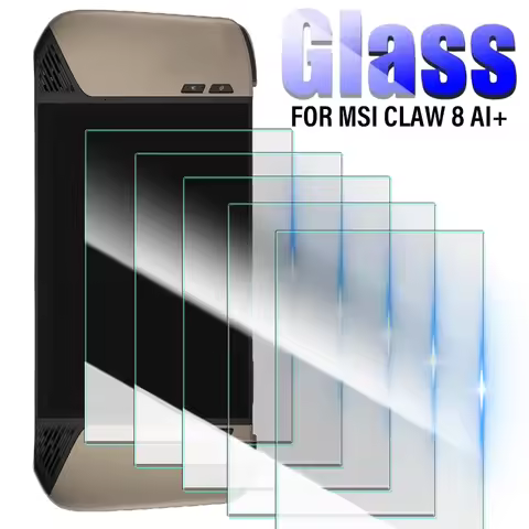 For MSI CLAW 8 AI+ 9H Tempered Glass Screen Protector HD Anti-Scratch Protective Flims For CLAW 8 AI