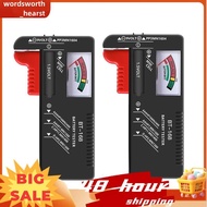 2Pcs BT-168 Battery Tester Checker for AA/AAA/C/D/9V/1.5V Button Cell Household Battery Tester for S