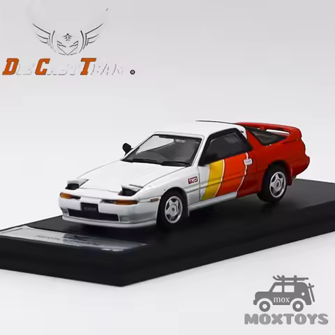 DCT 1:64 Supra A70 TRD red white Diecast Model Car