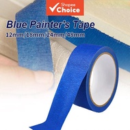 Blue Masking Tape For Spray Painting Decoration 3D Printing Office No Residue Multiple Sizes 12Mm 18