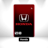[Bukan Kad*] Honda - Sticker TNG Sticker TNG NFC Card Skincard Cover Honda Sticker by Sticko Animati