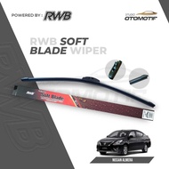 RWB S52 WIPER NISSAN ALMERA SOFT FRAMELESS WIPER WINDSHIELD ALMERA