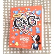 Moschino C&C EDT Spray Vial "I Love Love" 1ml /.03 oz Women