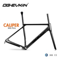 OG-EVKIN Carbon Road Bike Frame Rims-Brake Bicycle Frame Super Light BB86 700C x 25C Di2