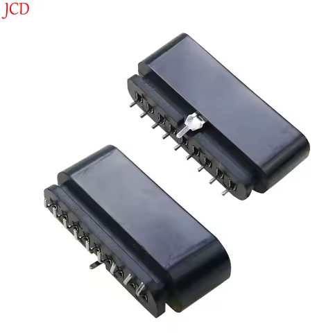 5pcs Black 9 Pin 90180 disgree Female Connector Game Controller Socket Slot for PS2 Console for play