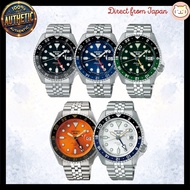 Seiko 5 Sports GMT Men's Watch - Silver Collection