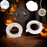 kamembelling 1 Set Round Fixture Adjustable Downlight Led Holders Cutout For Bulb Holder Recessed LE