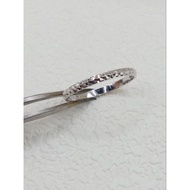 Gold Shop PT950 White Ring Tail Fixed