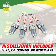 [Installation Provided] NGK Iridium Spark Plug Set for Proton X50/X70 1.5cc