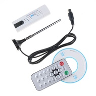 Satellite DVB T2 FM USB TV Stick Tuner with Antenna Receiver Remote HDTV for DVB-T2/DVB-C/FM/DAB PC